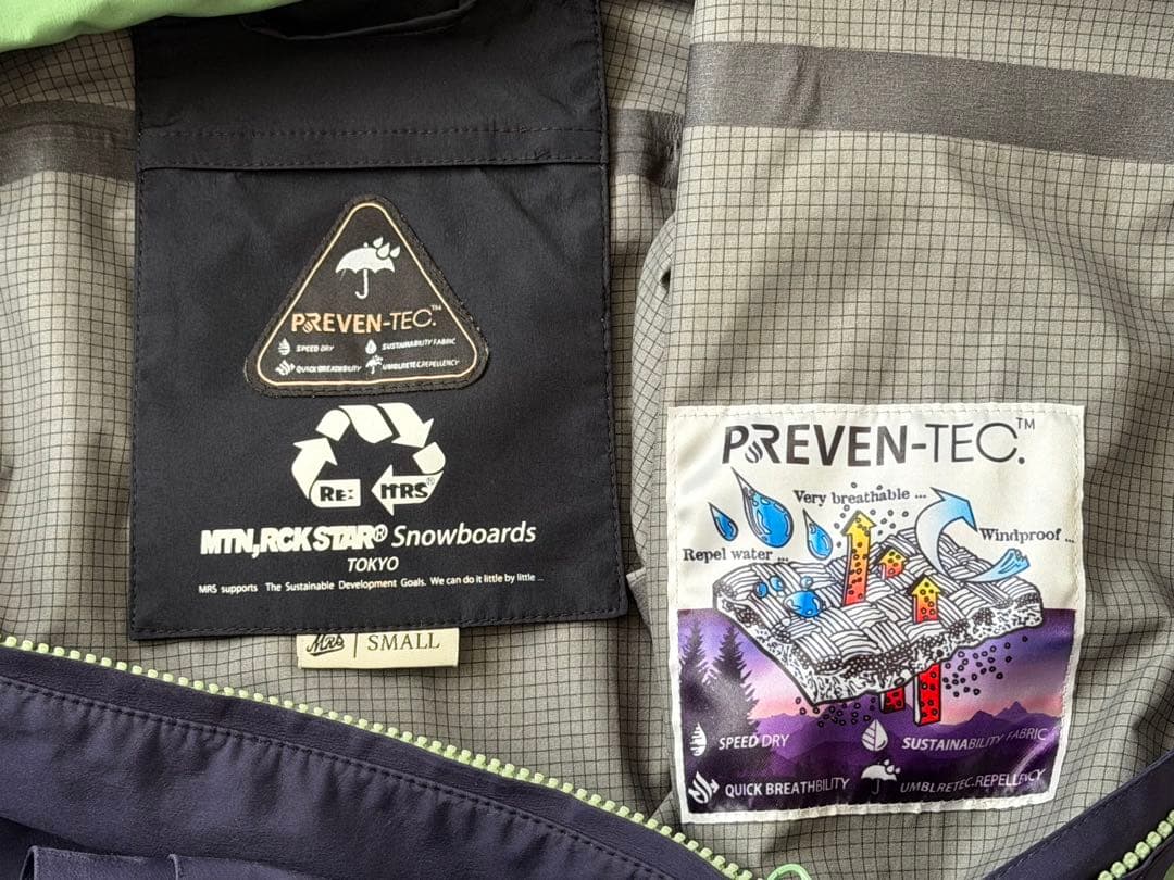 MTN RCK STAR（マウンテンロックスター）ウェア ネイビー/グリーン