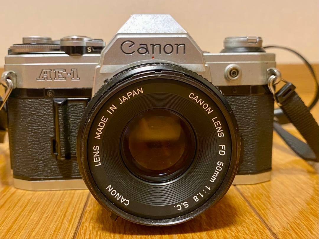 【名機】Canon AE-1 + FD 50mm F1.8 SCワンオーナー