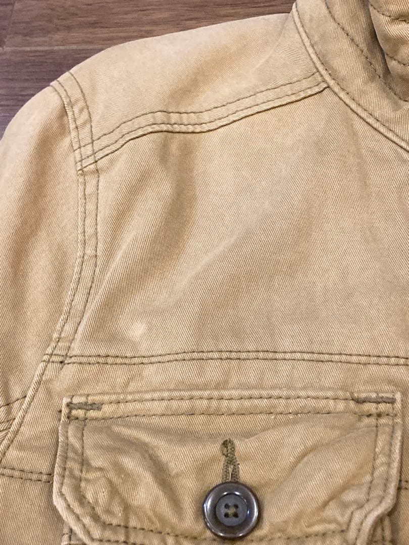 Hollister ホリスター　ミリタリージャケット　ブラウン　メンズM ボア