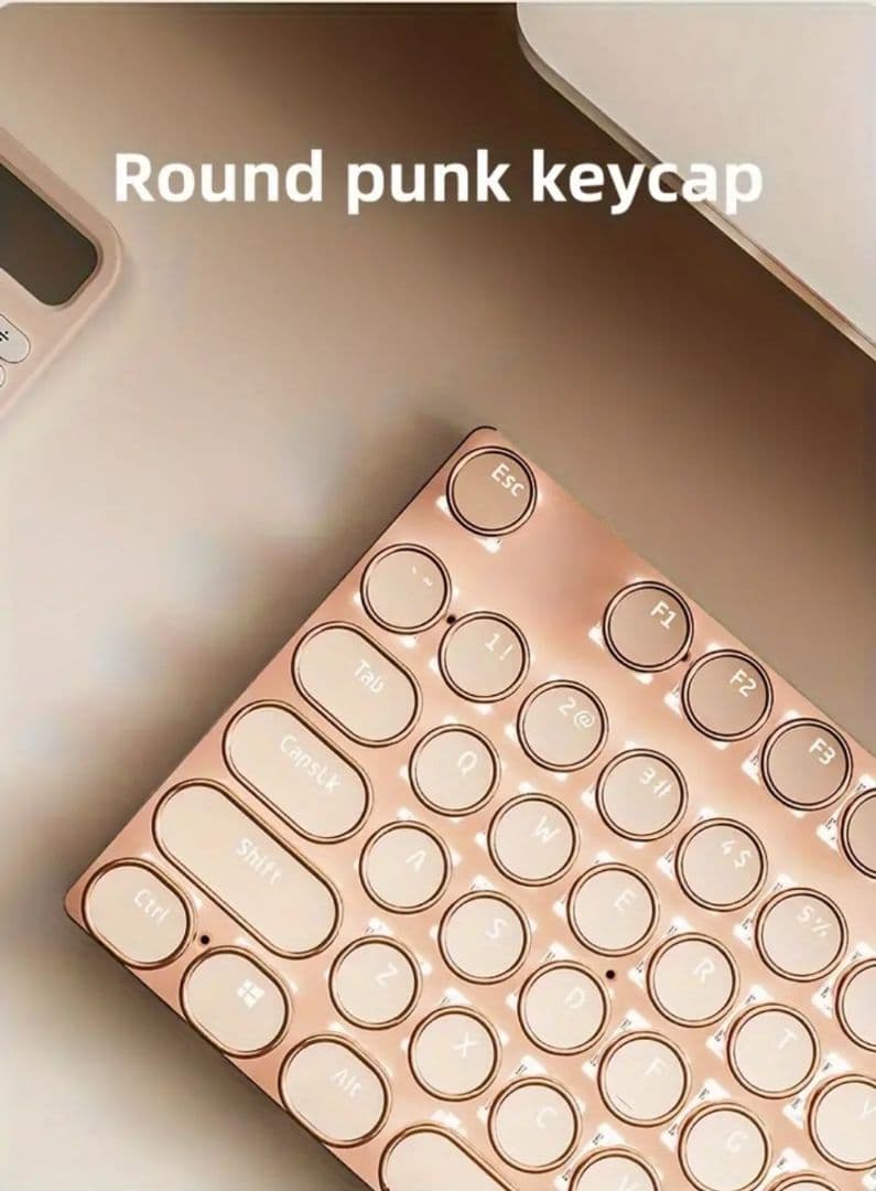 ピンク‪‪♡EWEADNタイプライター風キーボード