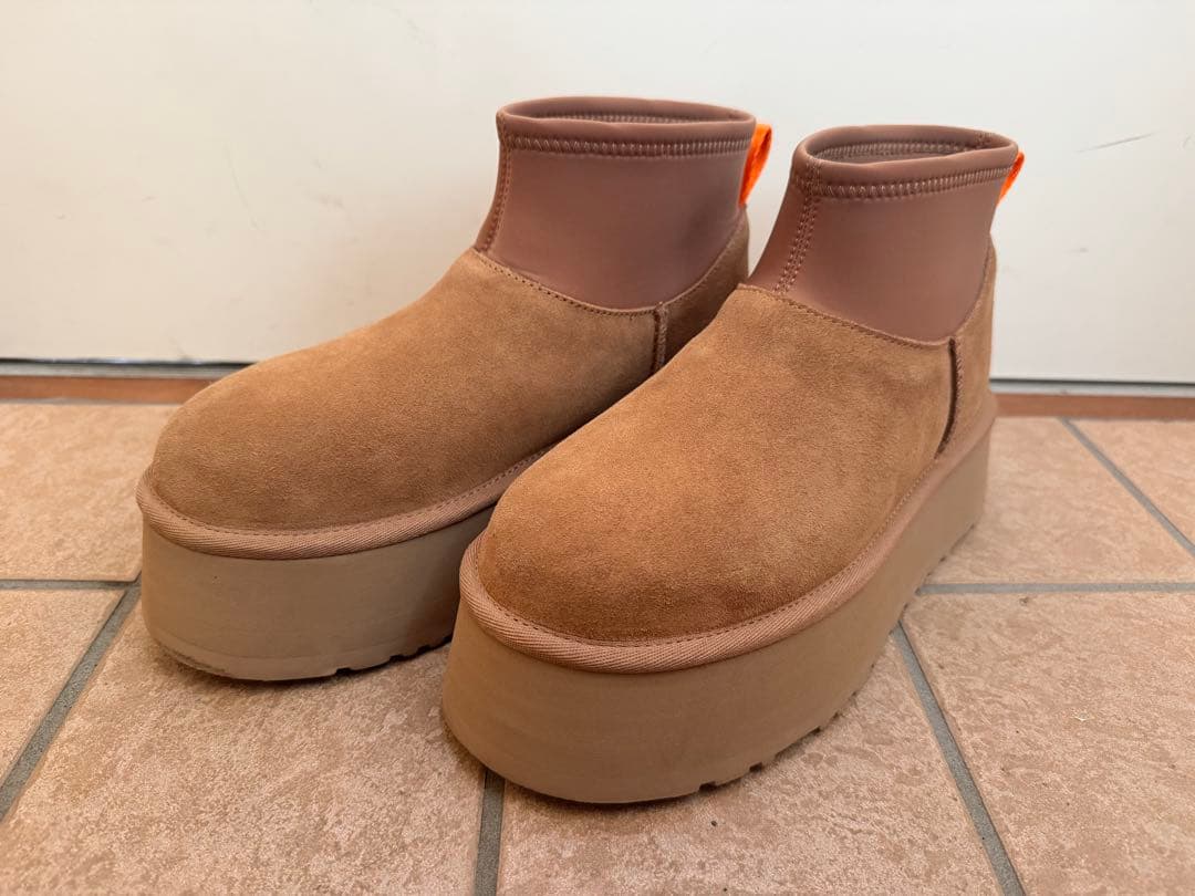 【21日限定】UGG クラッシックディッパー ブラウン 24cm ムートンブーツ