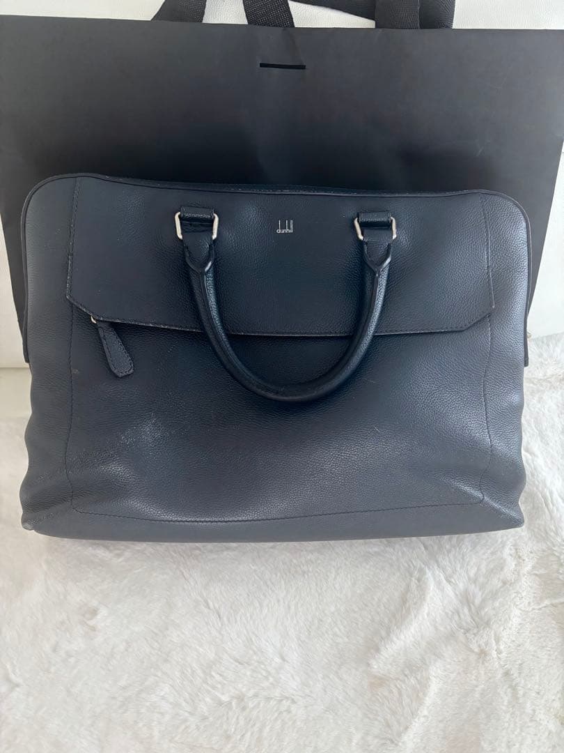 dunhillダンヒル ベルグレイヴ ダブル ドキュメントケース ビジネスバッグ