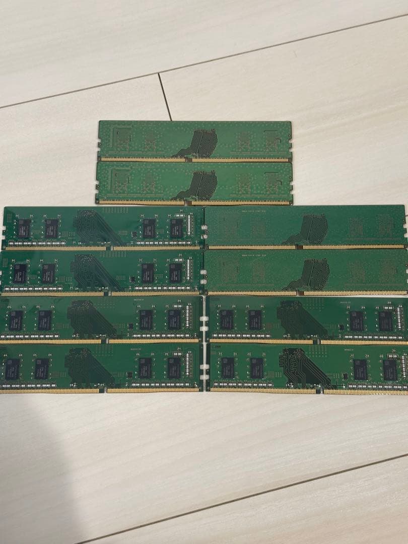 SAMSUNG SK hynix メモリ 4GB DDR4 10枚セット