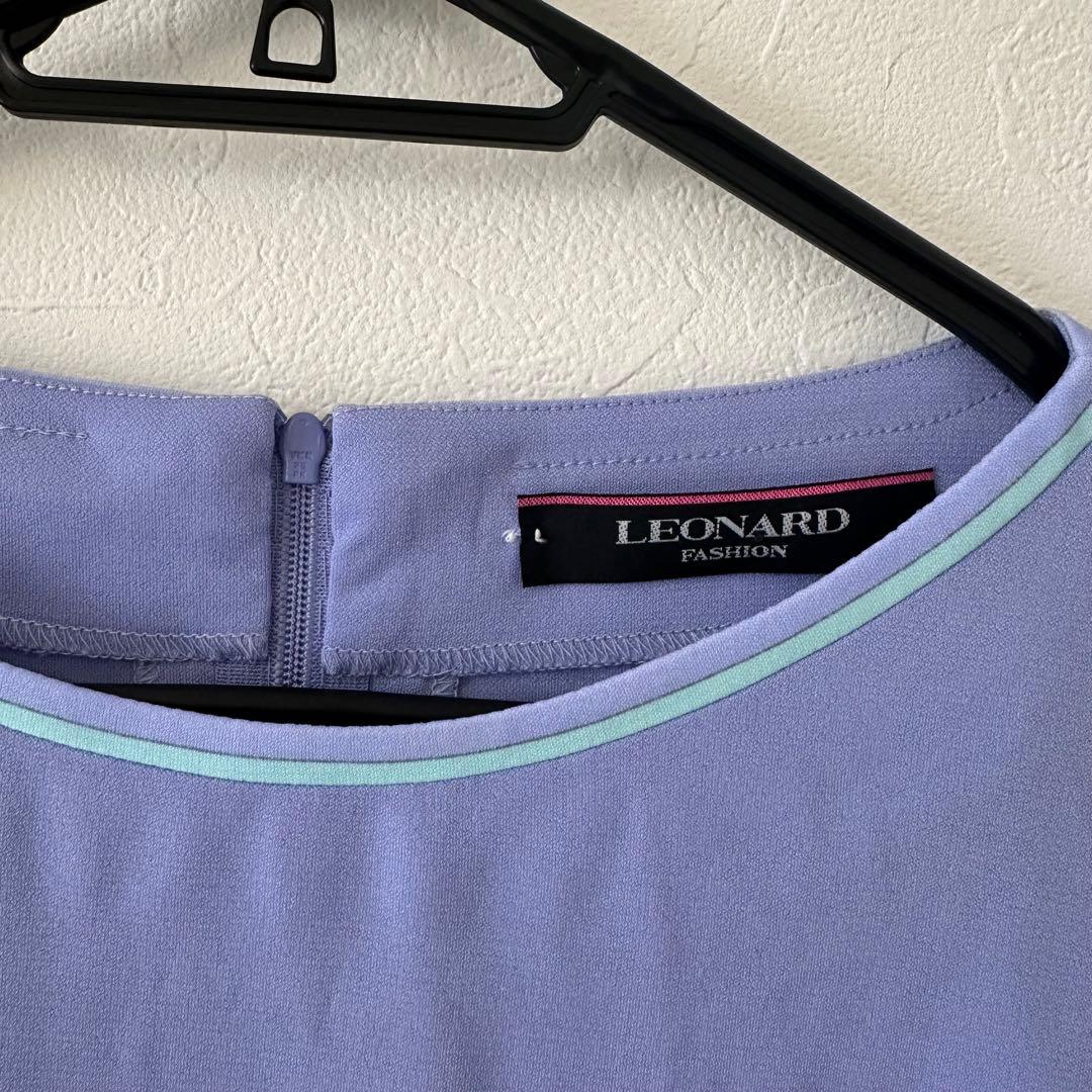 向井亜紀さん着用♪レオナール LEONARD カンカン素材 ワンピース