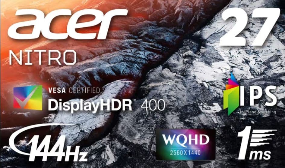 27インチ WQHD 144hz ゲーミングモニター