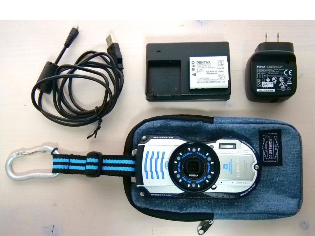 PENTAX 防水デジタルカメラ WG-3 美品 1600万画素 防塵 耐寒