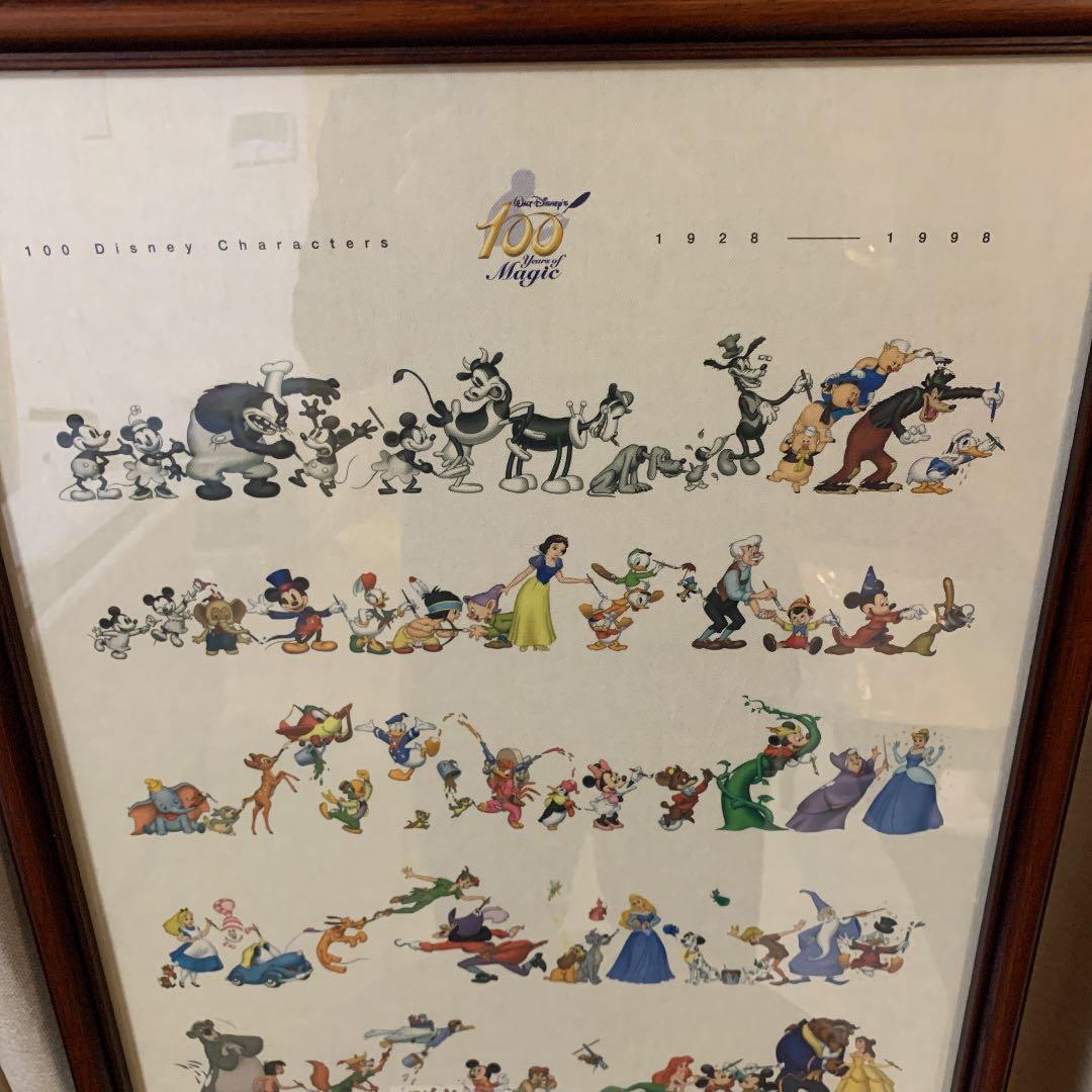 希少品　ディズニー 100周年 絵画 1500枚限定　A1-19
