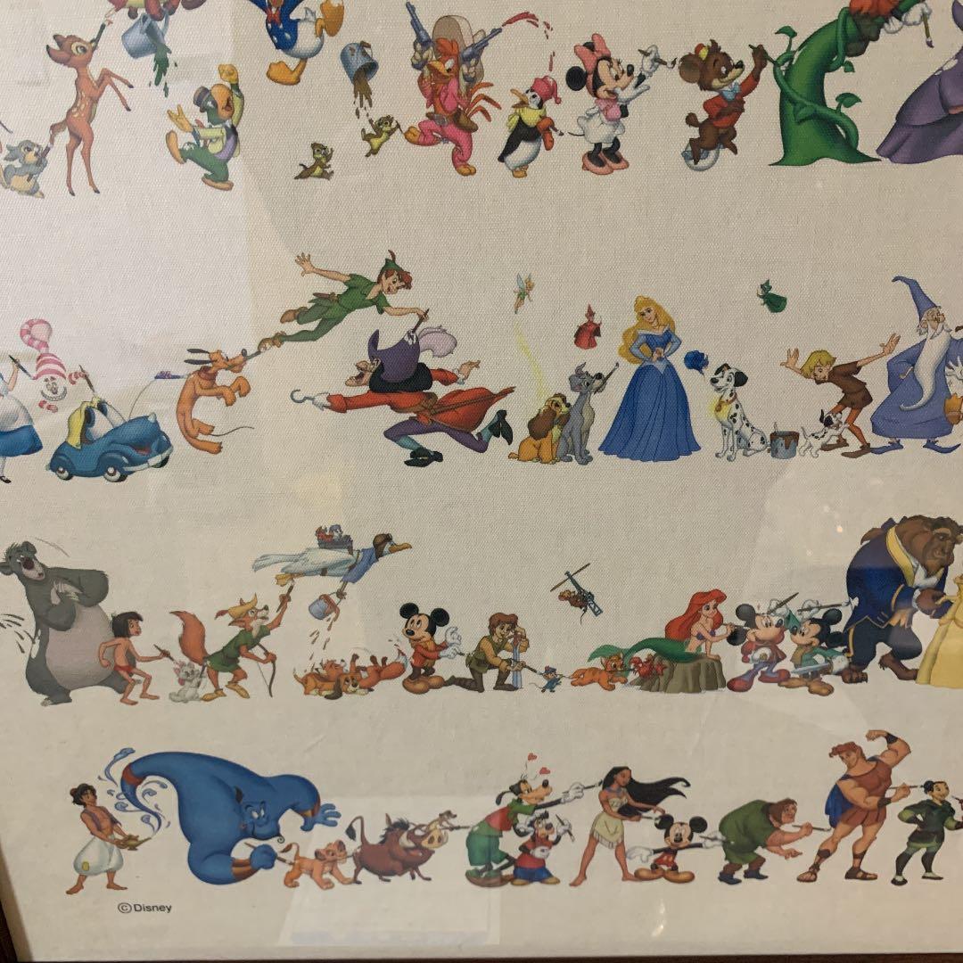 希少品　ディズニー 100周年 絵画 1500枚限定　A1-19