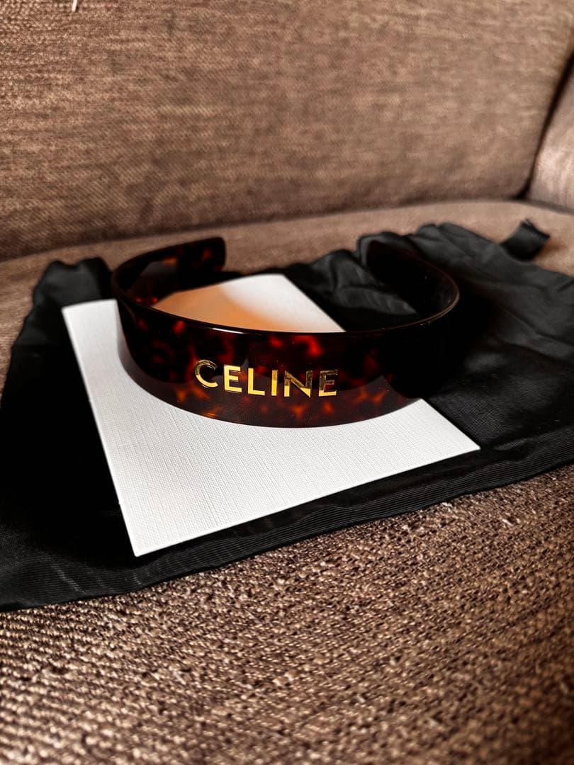 CELINE ダークハバナ カチューシャ