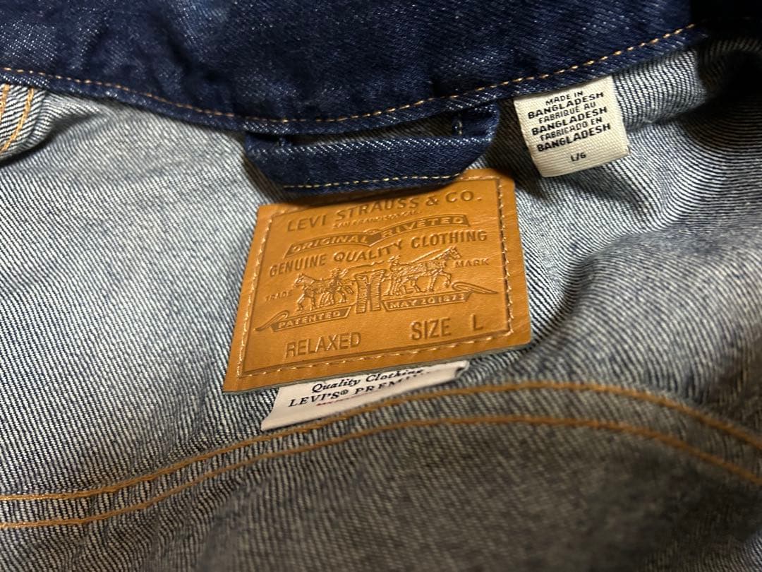 Levi's/リーバイス TYPE II トラッカージャケット ダークブルー　L