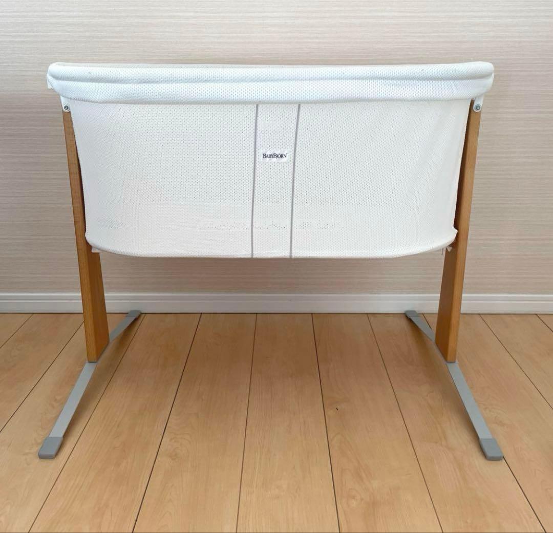 （美品）ベビービョルン クレードル キャノピー付