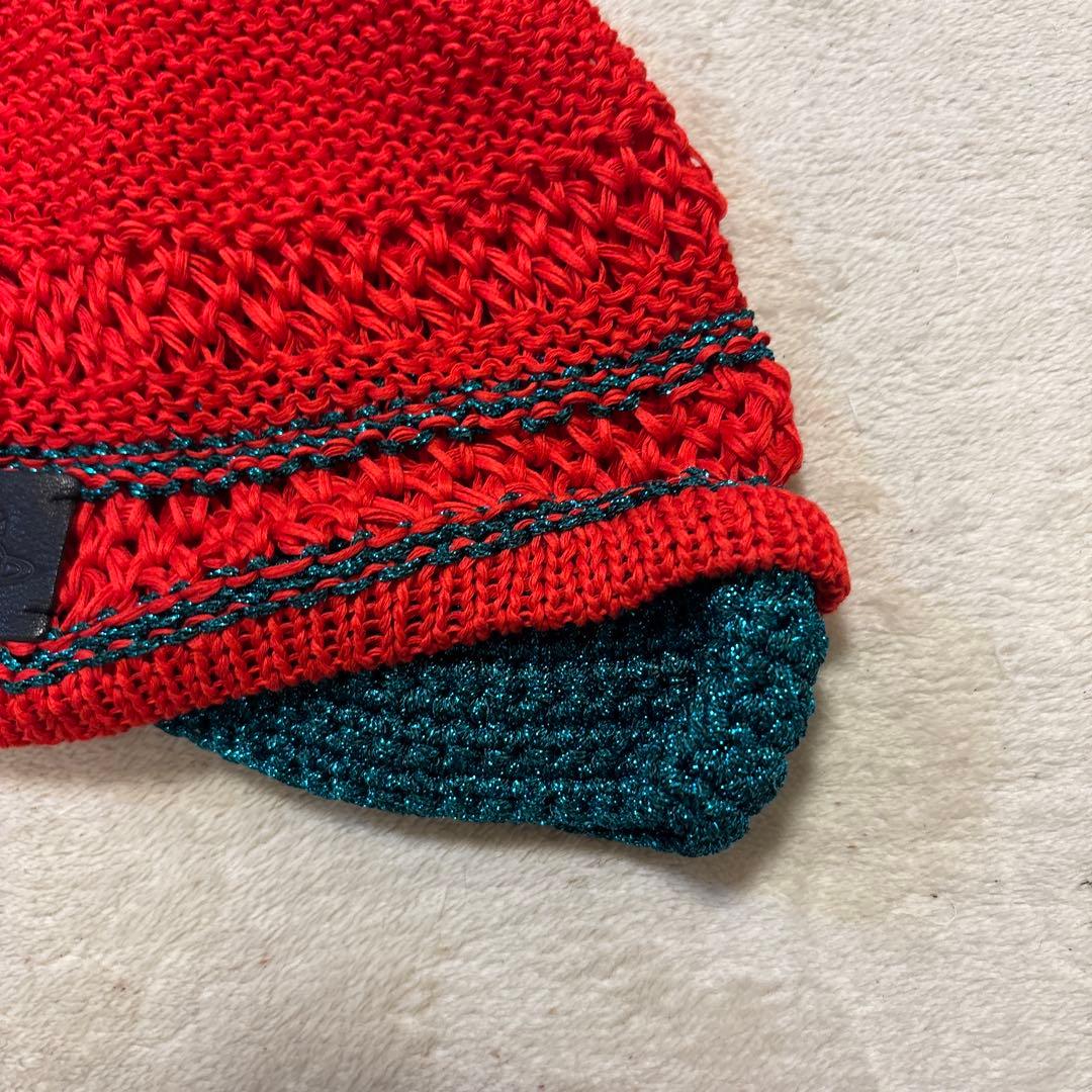 美品⭐️vivienne westwood ハート オーブ革パッチ y2k ラメ