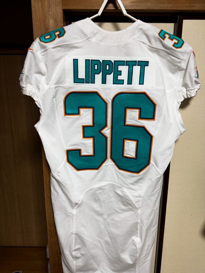 NFLマイアミドルフィンズ 実使用ジャージ ※1/12まで17,800円