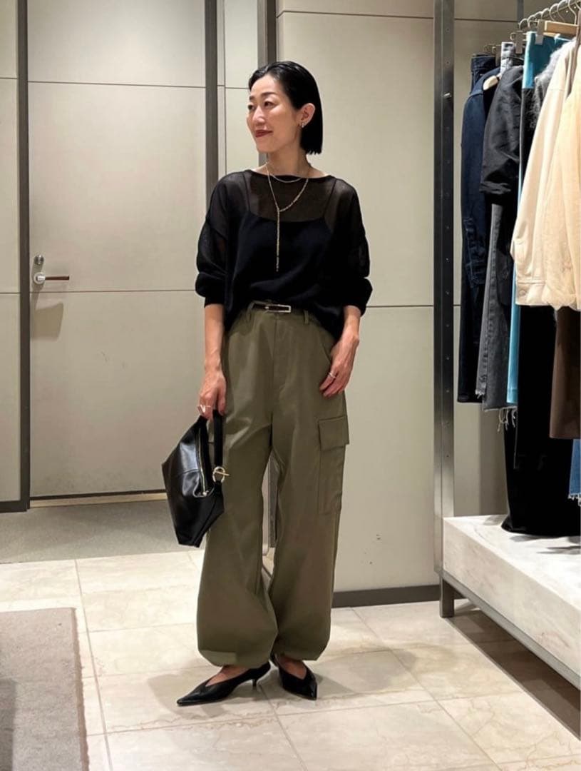 専用★新品★GALLARDAGALANTE ワイドパンツ　カーゴパンツカーキ