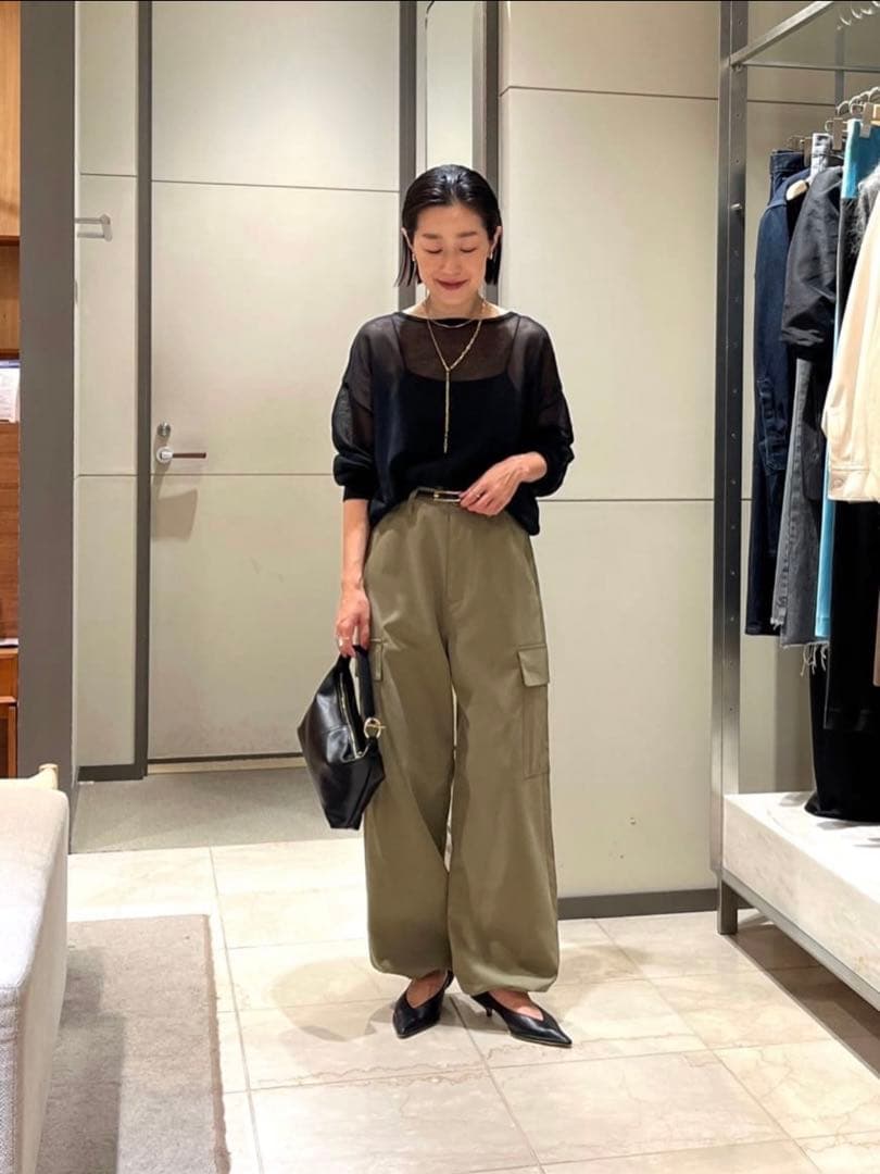 専用★新品★GALLARDAGALANTE ワイドパンツ　カーゴパンツカーキ