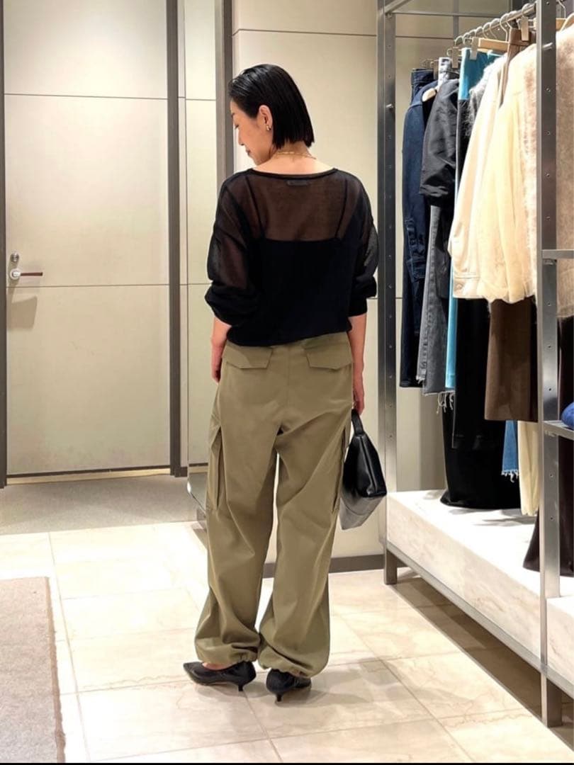 専用★新品★GALLARDAGALANTE ワイドパンツ　カーゴパンツカーキ