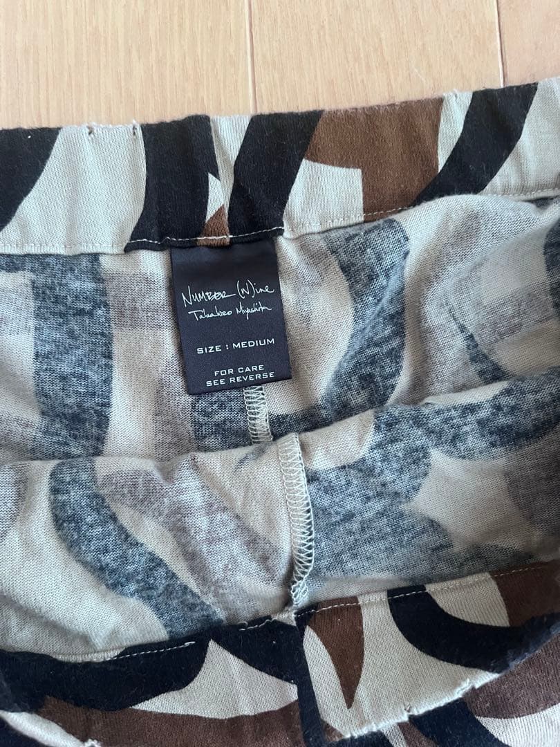 Number (n)ine 06aw ハートトライバル スパッツ