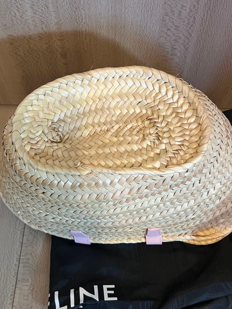 CELINE セリーヌ　トリオンフ カゴバッグ スモール ピンク