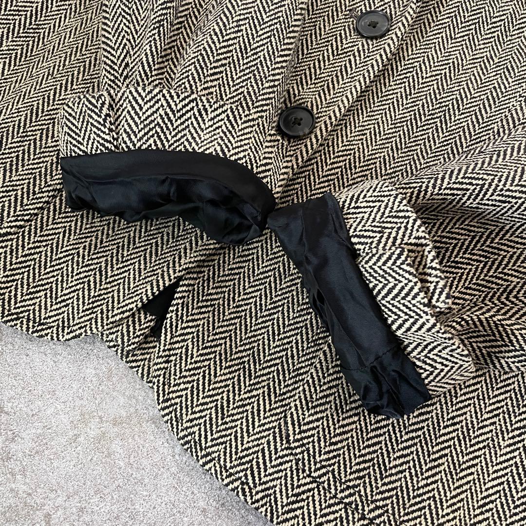 大きいサイズ★ラルフローレン　ヘリンボーン　テーラードジャケット　シルク　12