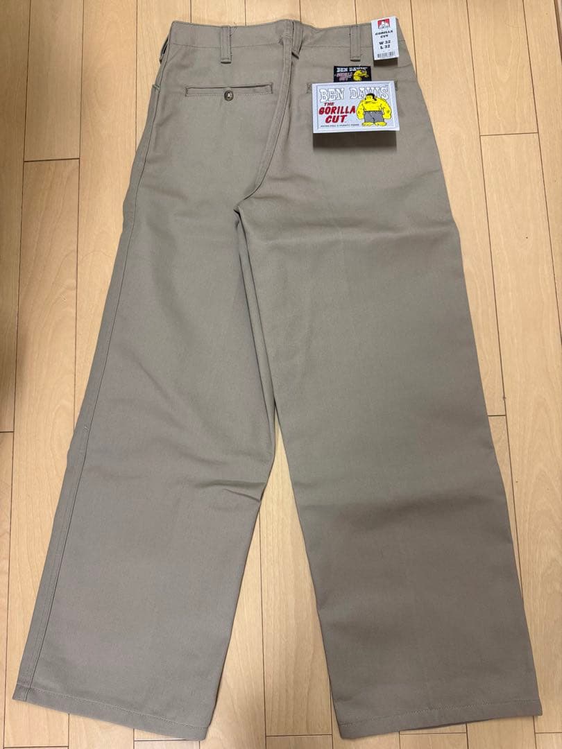 BEN DAVIS GORILLA CUT W32L32 カーキ ベージュ