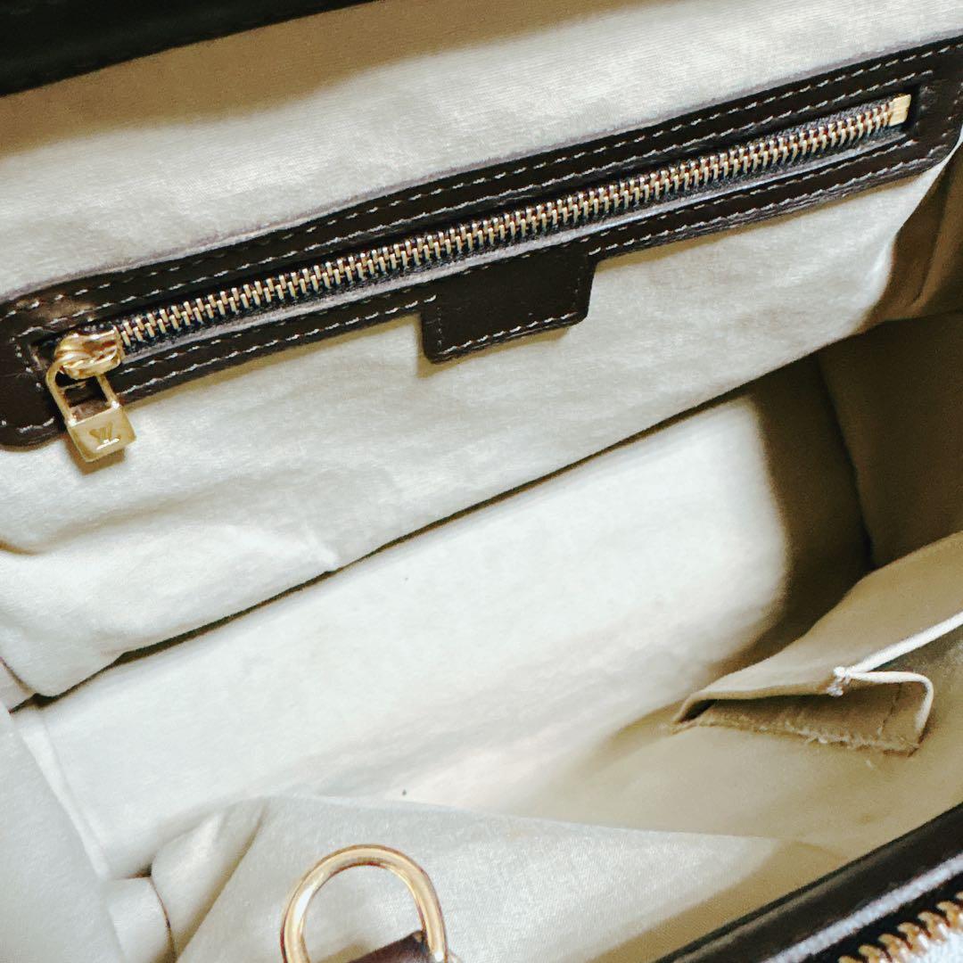 ルイヴィトン モノグラム・ミニ・ラン ジョセフィーヌPM ハンドバッグ カーキ