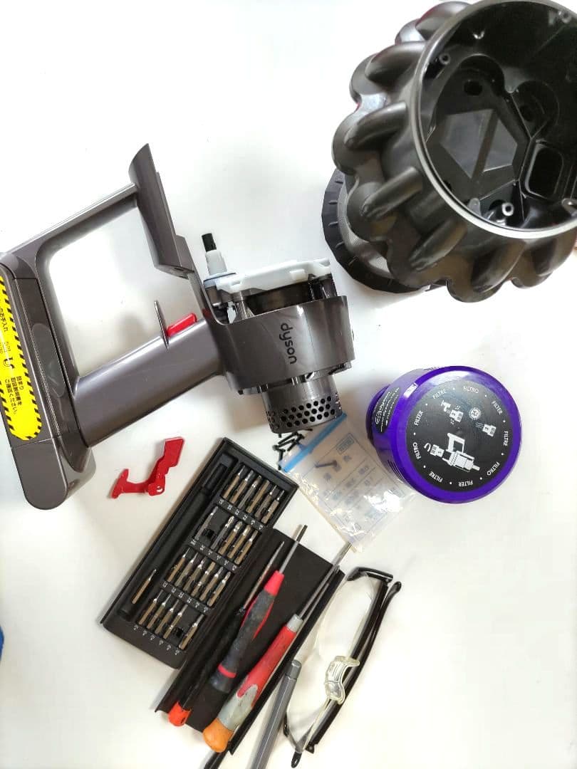 作動品Dyson V10 S12 ノズル・ミニモーターヘッド　付属品付