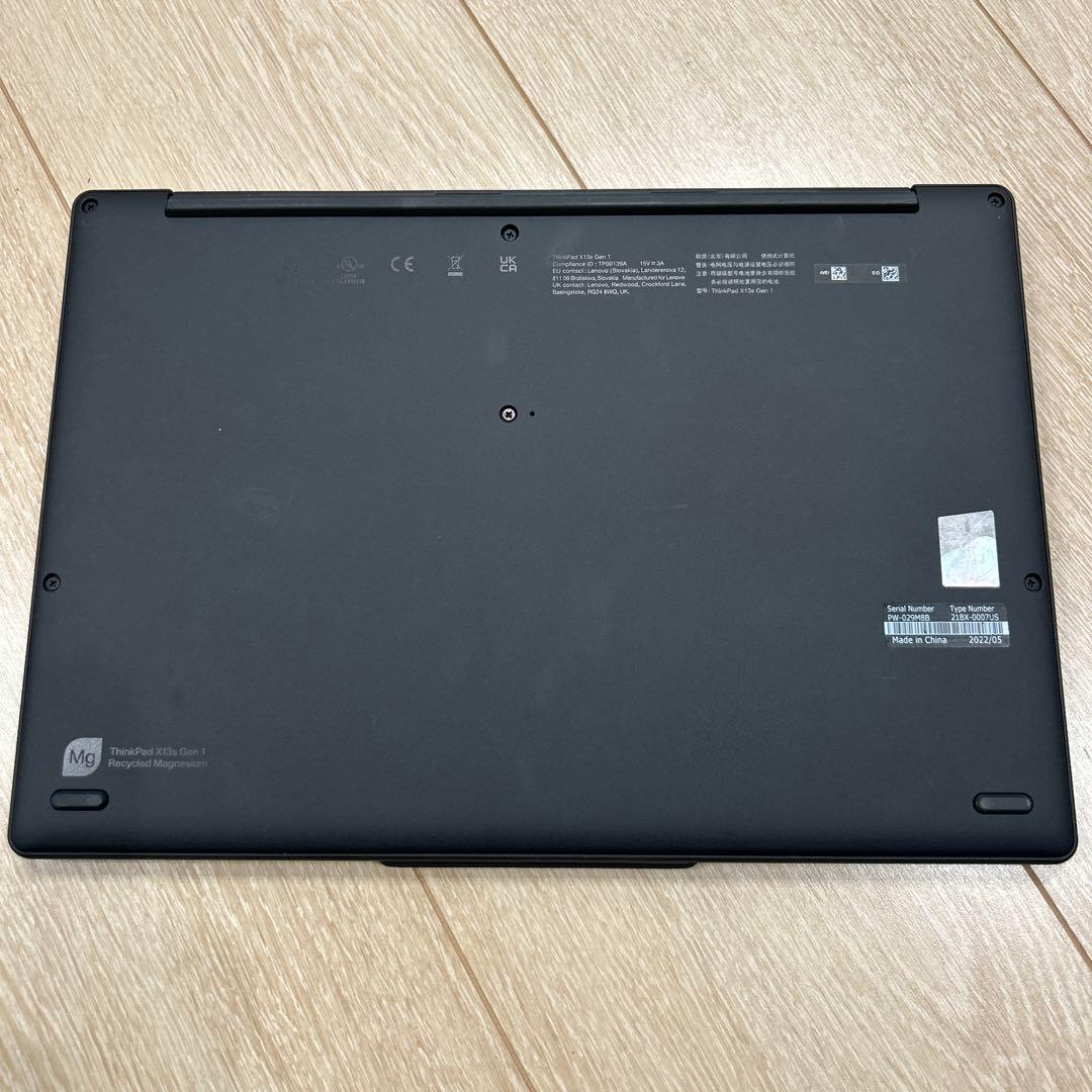 Lenovo ThinkPad X13s 13.3インチ ブラック