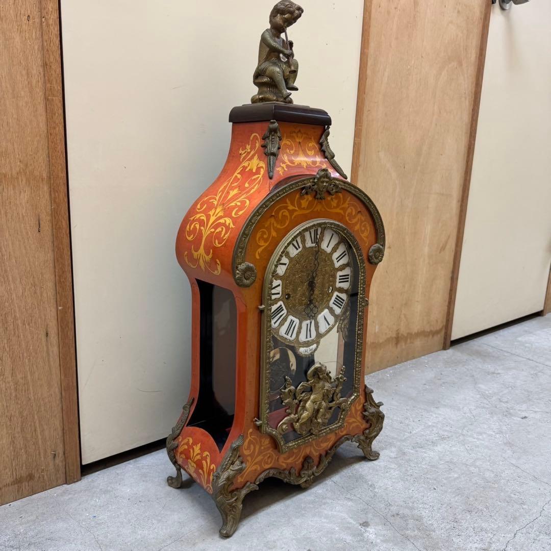 希少 アンティーク振り子置き時計 ドイツ