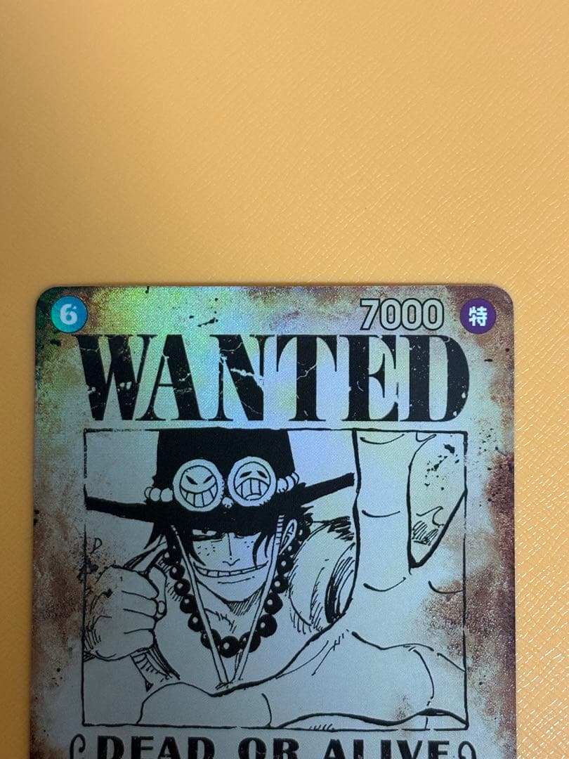 A【美品】ワンピースカード 受け継がれる意志 エース 手配書 SP