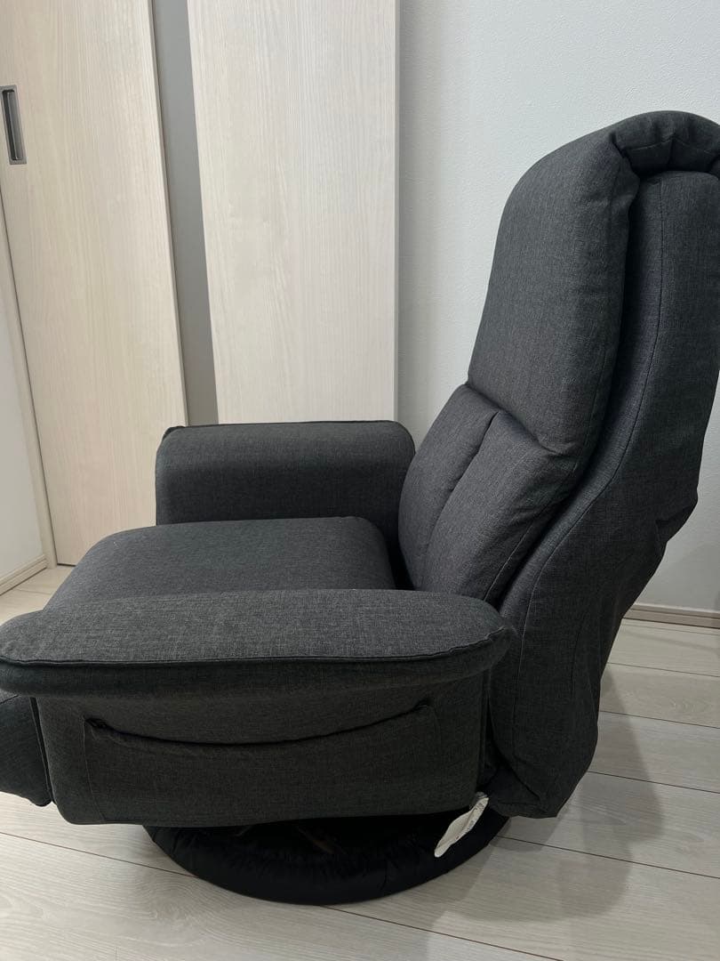 低反発ボリュームシート回転座椅子ポケットコイル リクライニング ローソファ