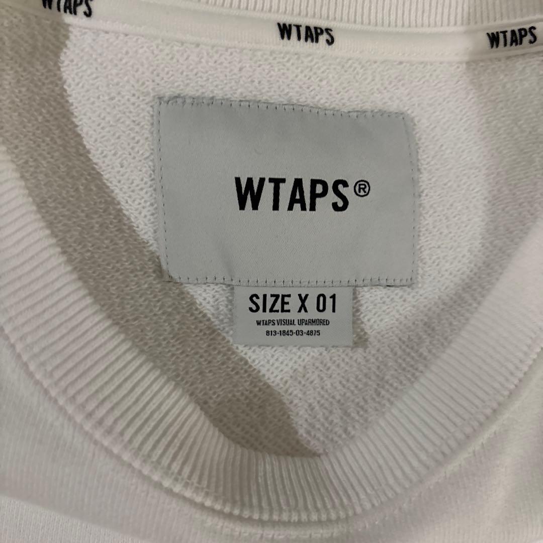 WTAPS ホワイト スウェット X 01