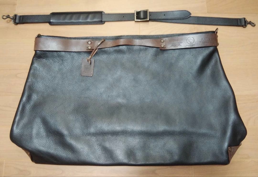 RATS LEATHER BOSTON BAG キムタク着用　私物 木村拓哉