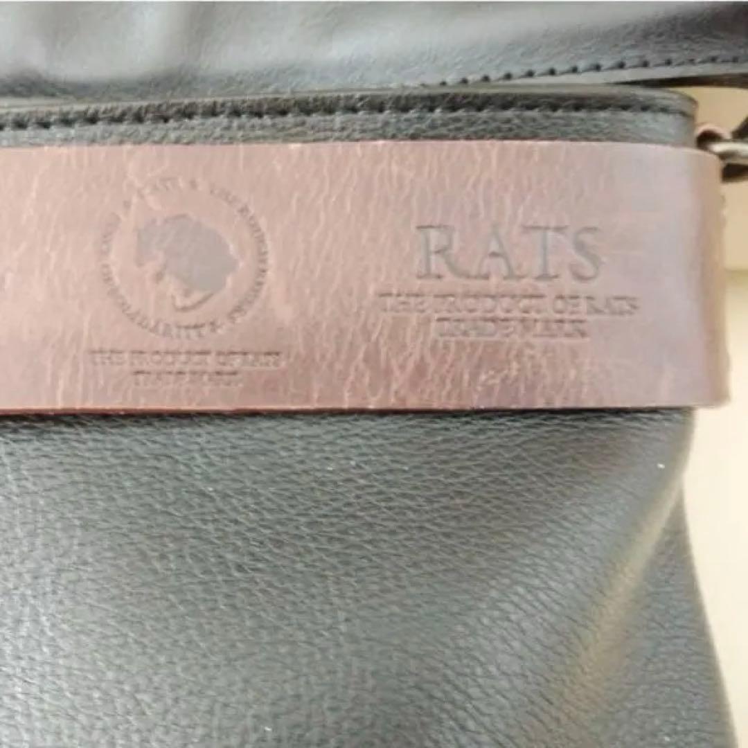 RATS LEATHER BOSTON BAG キムタク着用　私物 木村拓哉