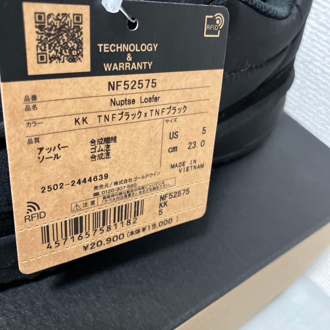 THE NORTH FACE ヌプシ　ローファー　23センチ