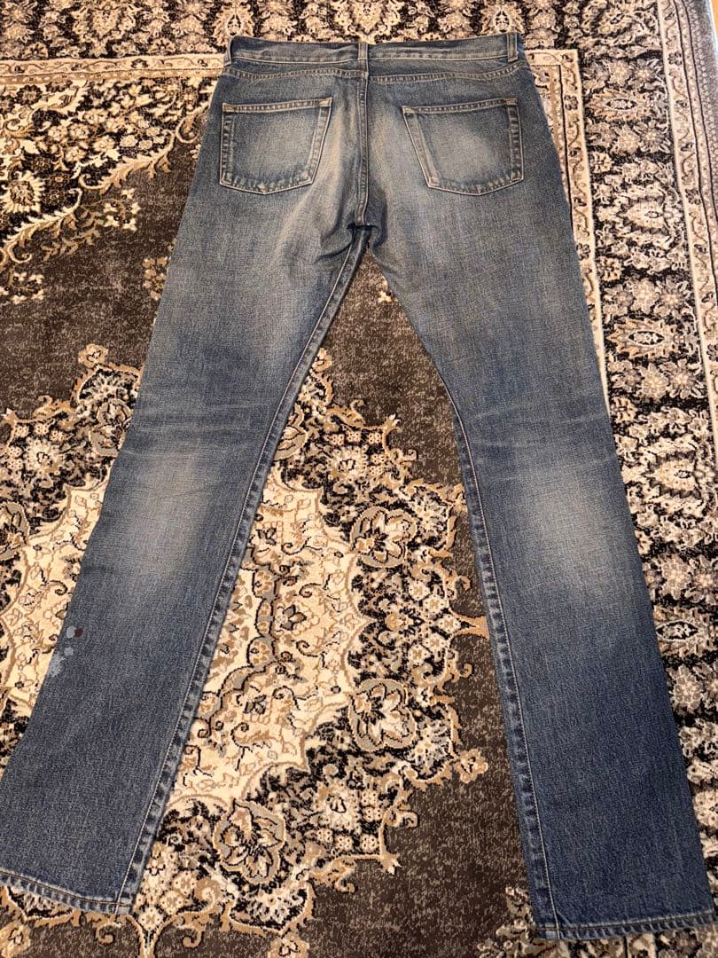 Saint Laurent エディ期paint splatter denim