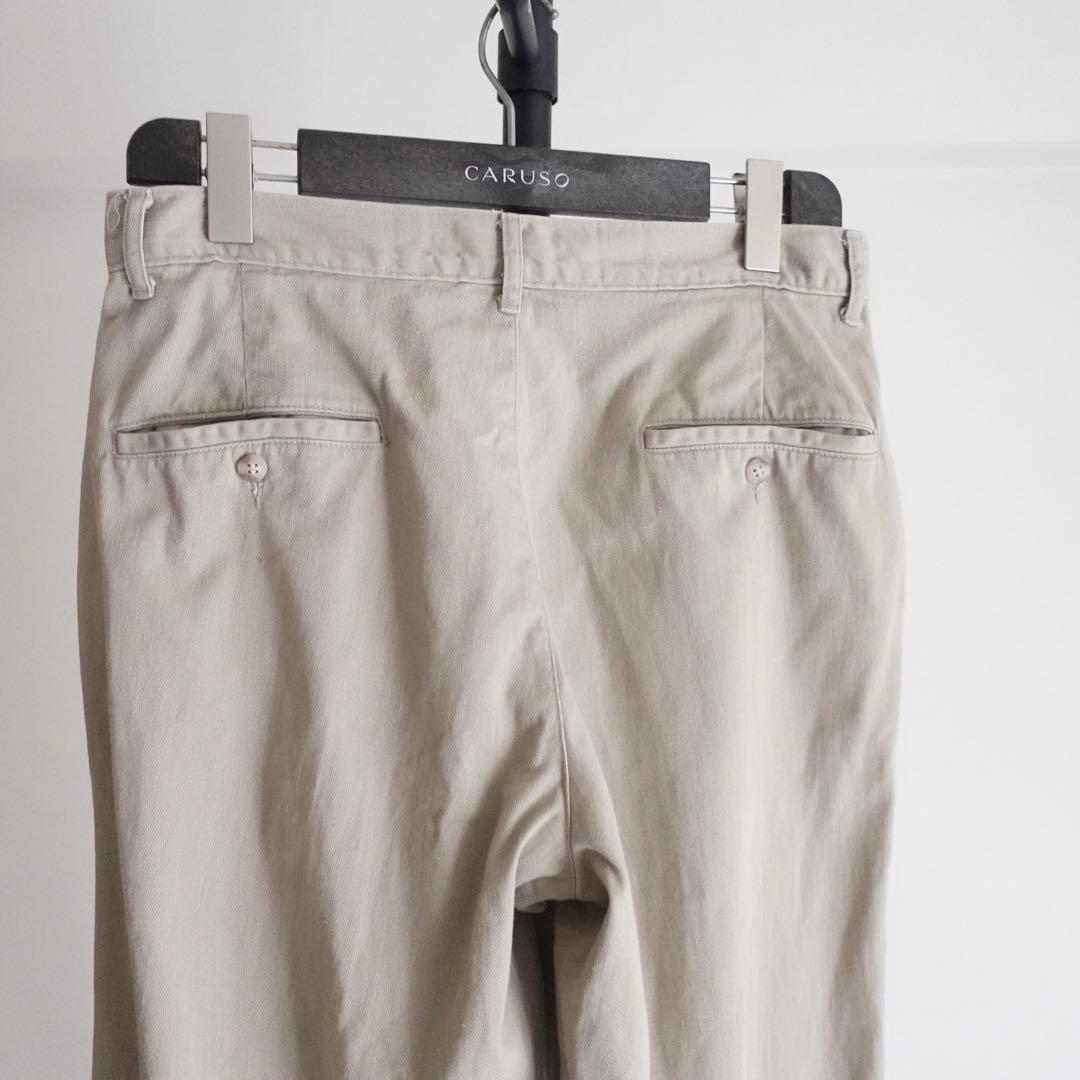 【USA製】Polo RalphLauren ポロチノ　2タックワイドチノパンツ