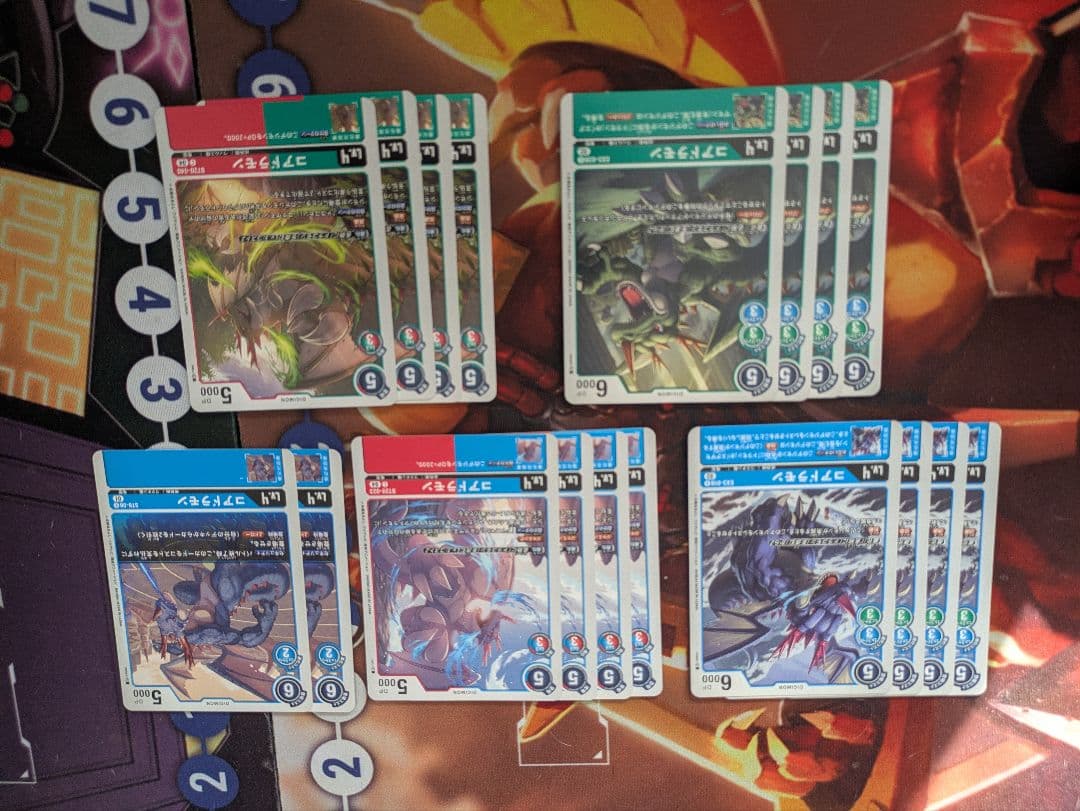 デジモンカードゲーム　エグザモンデッキ　まとめ売り
