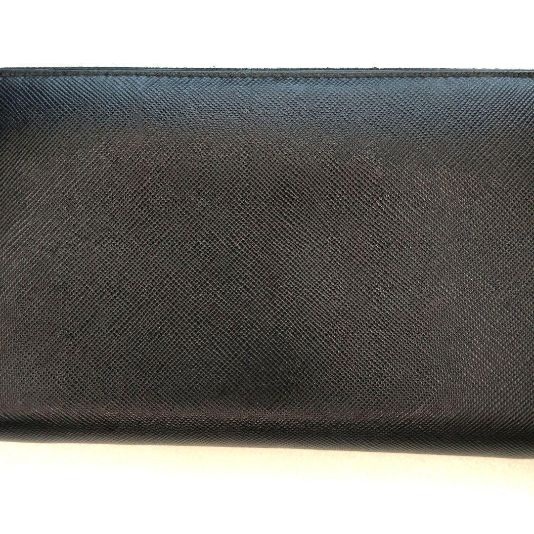 PRADA ブラック サフィアーノレザー 長財布