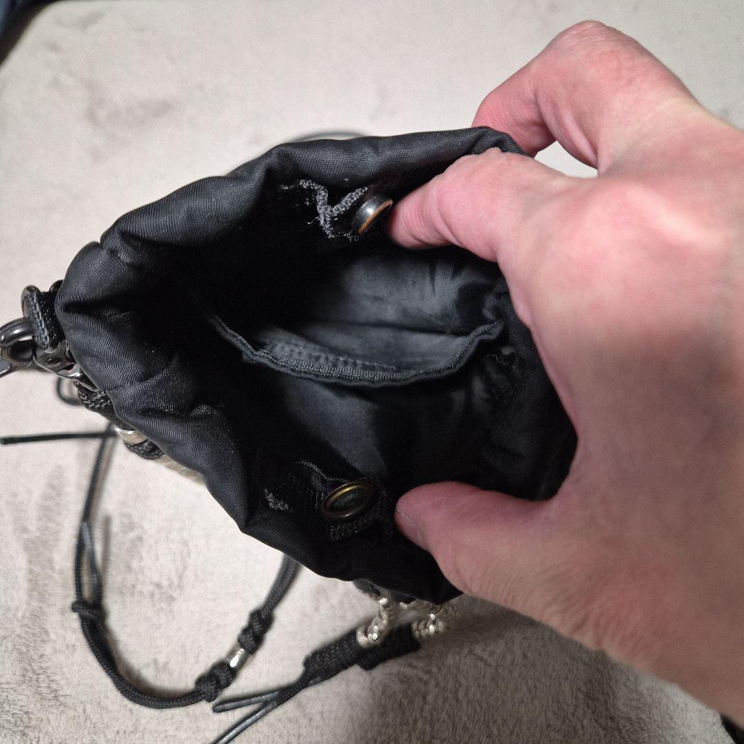 ま*ん様 PORTER TOGA ARCHIVES ブラックショルダーバッグ