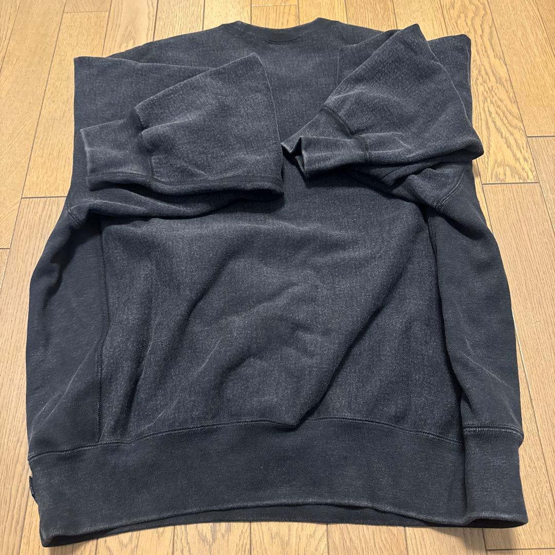 ⭐️Supreme Washed Box Logo Crewneck ブラック L