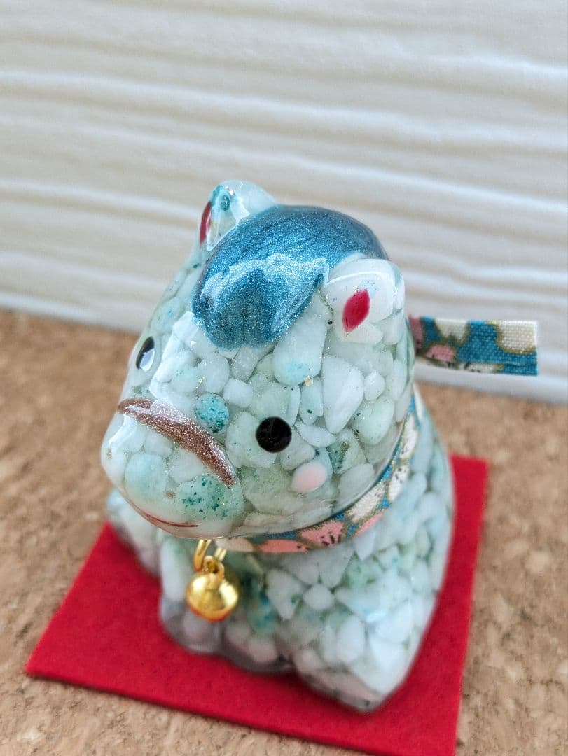 【ふーか】フェニックスストーンの干支おうまちゃん形オルゴナイト☆他２点