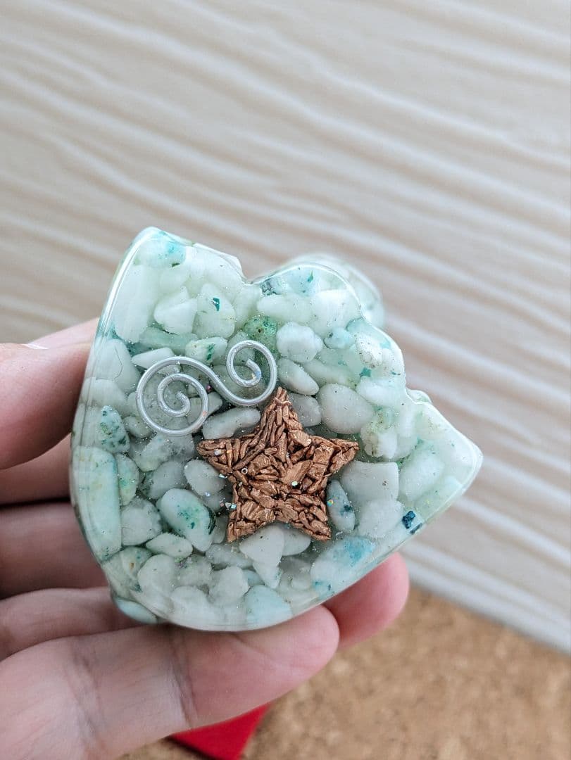 【ふーか】フェニックスストーンの干支おうまちゃん形オルゴナイト☆他２点