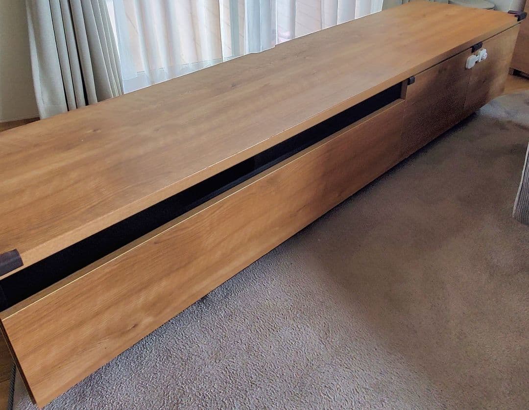 まる【美品】北欧風LOWYA　テレビローボード　幅180cmタイプ