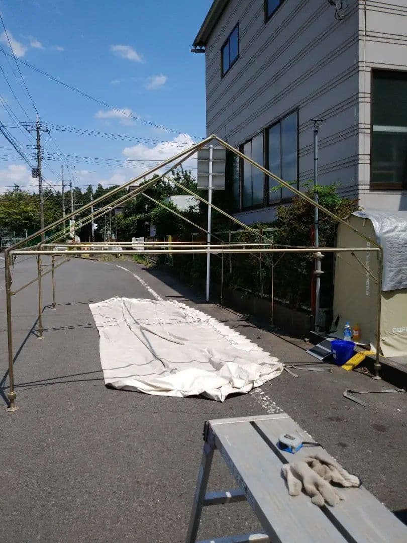 さつまいも専門店　仮設テント　　2間3間(3.6×5.4)