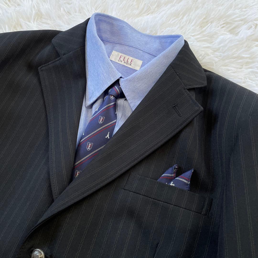 【美品】ELLE EN NOIR スーツ フォーマル 5点セット 160B