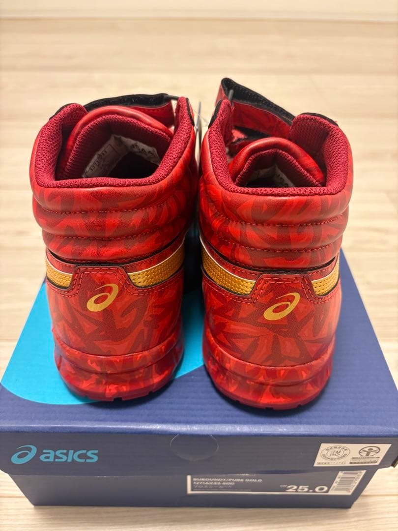 asics WINJOB REDHOT 安全靴 25.0 新品未使用