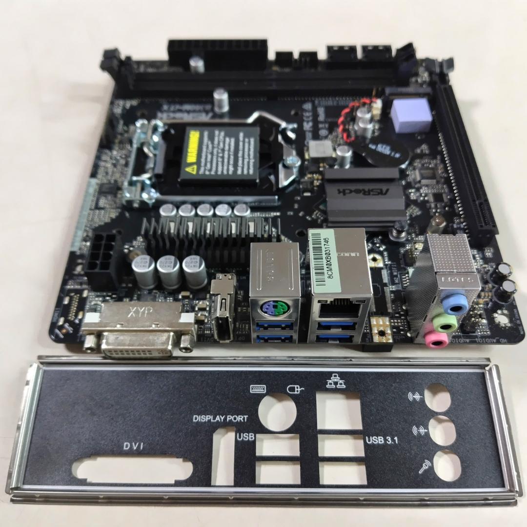 マザーボード 　ASRock B360M-ITX　LGA1151　8／9世代 ㉔