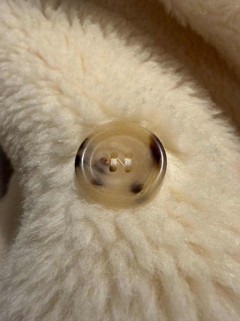 美品　MaxMara テディベアコート ホワイト 白