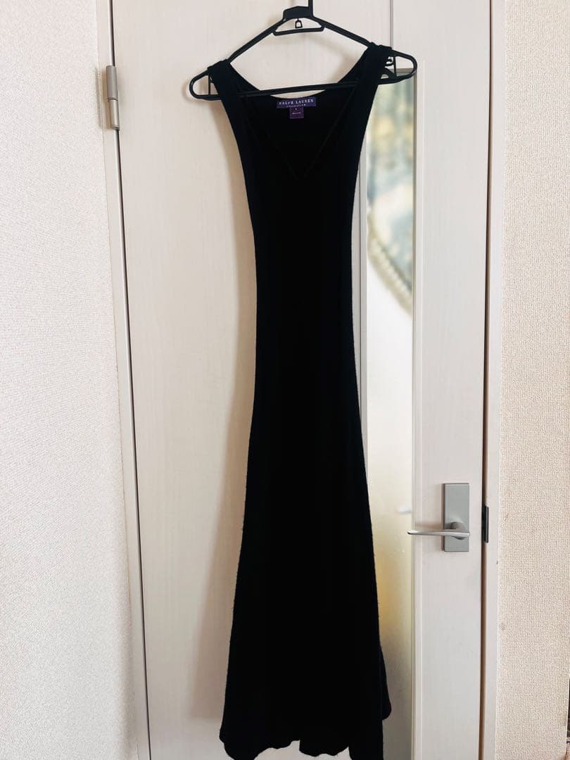 ralph lauren パープルレーベル　カシミアマキシドレス