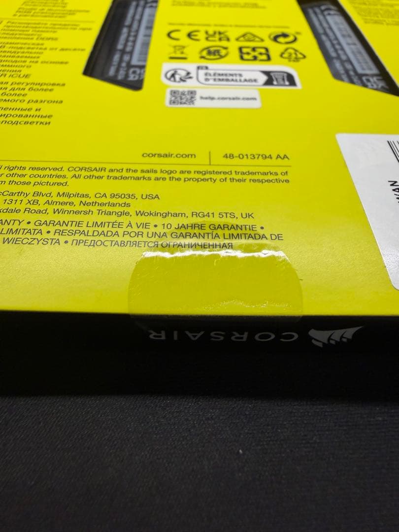 CORSAIR DDR5-6400MHz 32GB デスクトップPC用メモリ